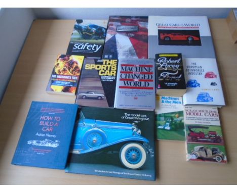 12 books about Design of Cars, Model Cars and the Mechanics and Machinery&nbsp;