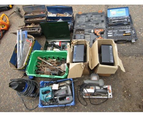 Job lot tools inc socket set, torque set, drills etc&nbsp;