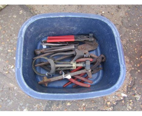 Tub of interesting tools&nbsp;