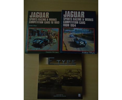 Jaguar Sports Racing &amp; Works Competition Cars From 1954 by Andrew Whyte (with dust jacket), Jaguar Sports Racing &amp; Wo