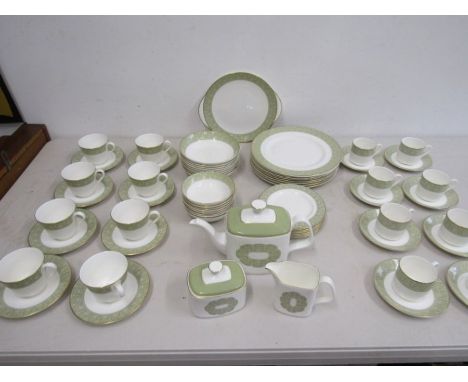 Royal Doulton 'Sonnet'&nbsp; 69 piece full 8 person dinner service comprising 8 dinner plates, 8 side plates, 8 desert bowls,