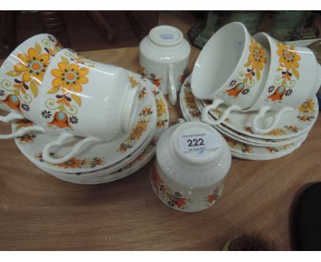 A part 'Mayfair' tea service (18 pieces approx)