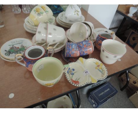 A selection of ceramics including New Hall 'Manley', and Royal Standard 'Symphony' etc  