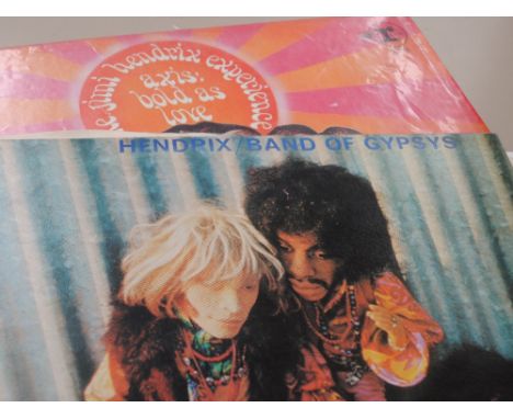 Jimi Hendrix - Band of Gypsys- withdrawn puppet sleeve- Track Records -2406 002 AND Axis Bold as Love 6281