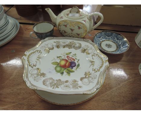 A selection of cabinet and collectors plates including Spode etc