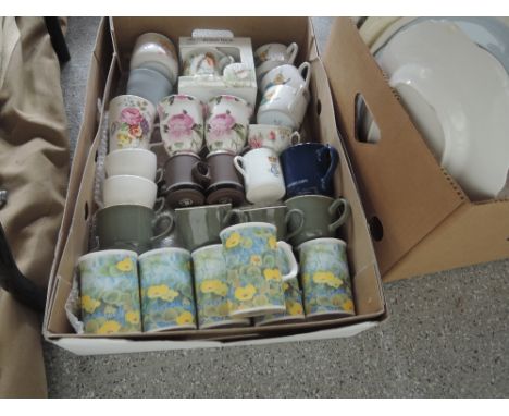 A selection of various cups and mugs