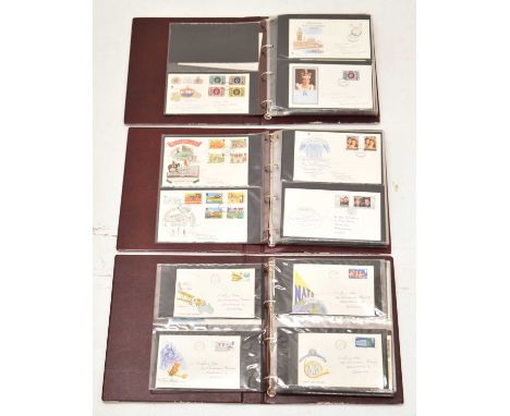 Quantity of GB, Commonwealth and World stamps, in four albums, and a collection of First Day Covers to include; Silver Jubile