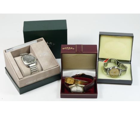 Rotary, a stainless steel date 21 jewel automatic gentleman's wristwatch, an Ingersoll wristwatch and two others, spares or r