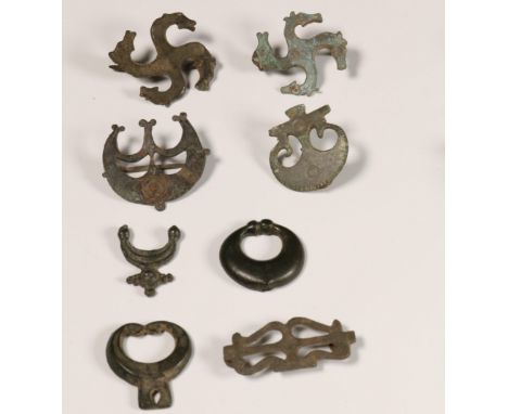   Roman, collection of various fibulae and pendants, 1-3rd century AD and some of Celtic design, found in the Betuwe, The Net