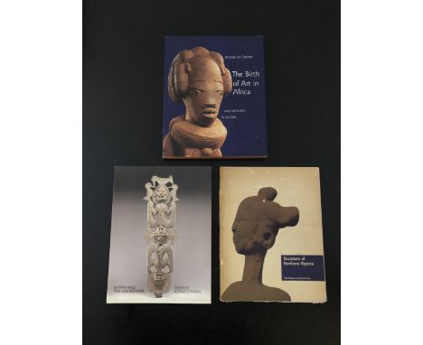   Three publications on Nigerian Arts Earth and Ancestors, galerie Balolu, Amsterdam 1988. The Brith of Art in Africa Nok sta