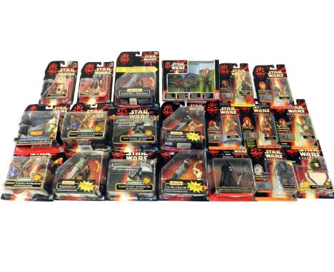 Hasbro Star Wars Episode 1, 3 3/4" figure packs: Hasbro mostly twin-figure /figure and light sabre packs - some single/access