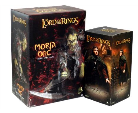 Lord of the Rings large scale Frodo and Orc: Sideshow Collectibles Premium Format Moira Orc complete with outer packaging and