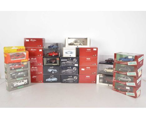 Modern Diecast Private Cars (30), all boxed/cased, modern cars, Vitesse (11) three minus card sleeves, Solido (17), Norev (3)