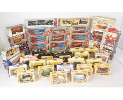 Modern Diecast Public Transport and Commercial Vehicles (46), all boxed/cased, mainly vintage vehicles, 1:76 scale buses, Exc