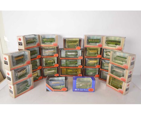 Exclusive First Editions 1:76 Scale London and Southern Buses (28), mainly in green livery, double deckers, London Country (3