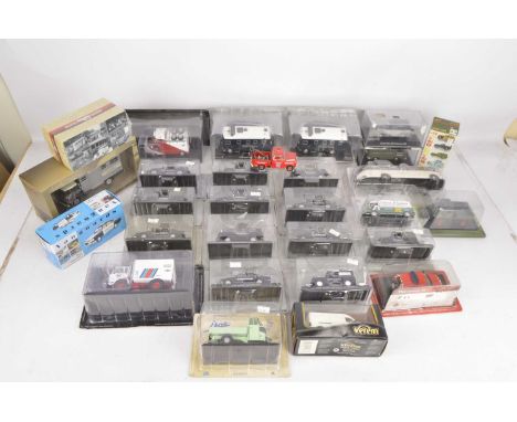 Modern Diecast Mainly Vintage Commercial and Emergency Vehicles (29), all boxed/cased/packaged, mainly continental vehicles, 