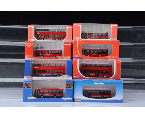 Creative Master Northcord 1:76 Scale London Double and Single Deck Buses, all cased with card sleeves, Travel London, UKBUS 6