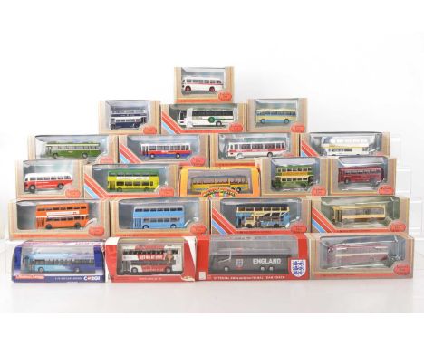 1:76 Scale Modern Diecast Public Transport Models (21), all boxed/cased, vintage and modern vehicles, from various regions, C