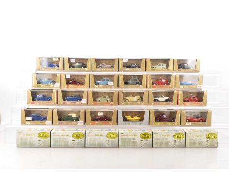 Vintage Private and Commercial Vehicles by Brumm (38), all cased with card sleeves, vintage delivery vans (12), cars (25) inc