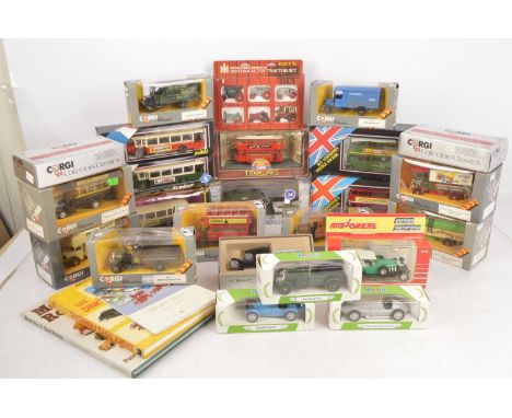 Modern Diecast Vintage Private Military and Commercial Vehicles (25), all boxes, in various scales, ERTL 1739 small scale Int