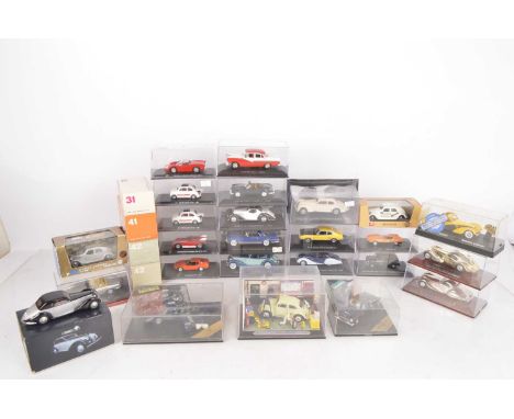 Modern Diecast Pre and Post War Cars (29), all cased/boxed many minus card sleeves, mostly private cars, includes Rio (4), So