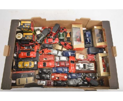 Modern Diecast and Plastic Prewar and Postwar Private and Competition Cars (45+), boxed examples, Brumm (3), Dugu plastic (3)