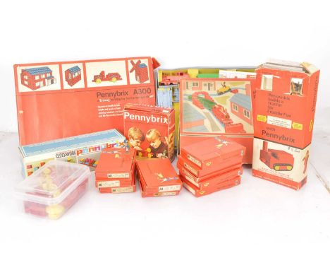 Very Large Collection of Tri-ang Minic Pennybrix and Mr Periwinkle Sets and Accessories (qty), A850 Pennybrix Junior Playches