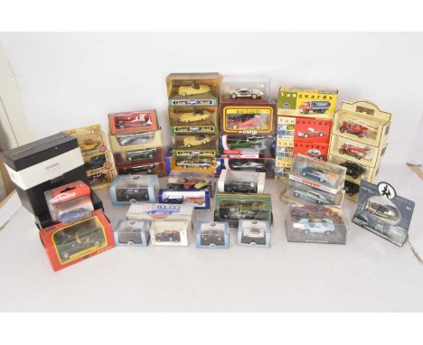 Modern Diecast Vehicles (41), all boxed/cased, in various scales, Vintage and modern, private and commercial models and James