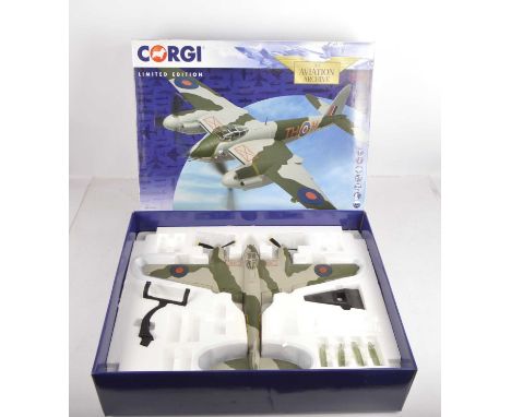 Corgi Aviation Archive 1:32 Scale DE Havilland Mosquito Black Rufe,  boxed AA34605, Mosquito FBVI NS850 Black Rufe 418 City o