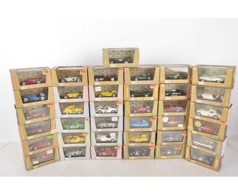 Brumm Postwar Diecast Competition Cars (43), all cased with card sleeves, 1948- 1960s competition cars in varying liveries, G