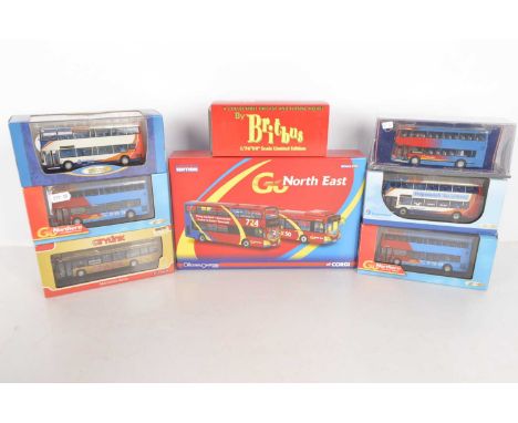 1:76 Scale Modern Public Transport Models By Creative Master Northcord and Others (8), all boxed/cased, Creative Master North