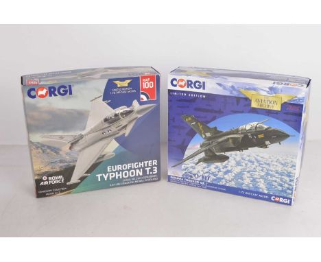 Corgi Aviation Archive 1:72 Scale Modern Fighter Jets,  both boxed, AA33622 Panavia Tornado GR 1 RAF No 16 Squadron, 75th Ann