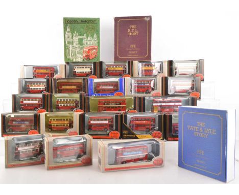 Exclusive First Editions 1:76 Scale London Transport Buses and Gift Sets (25), London Transport all in red livery, double dec