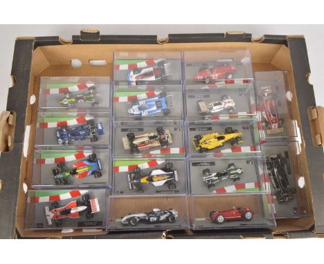 F1 Car Collection 1:43 Scale Issued by Panini (107), all cased, vintage and modern Formula One Cars, a small number of cases 