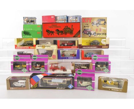 Modern Diecast Horsedrawn and Prewar  Private Military and Commercial Vehicles (25), all boxed/cased, Matchbox Models of Yest