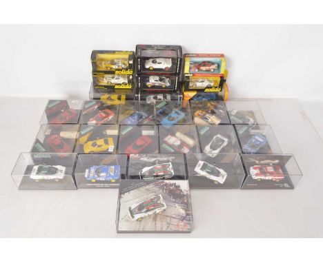 Modern Diecast Lancia Stratos Competition and Road Cars (27), all boxed/cased some minus card sleeves, La Mini Miniera (2) on