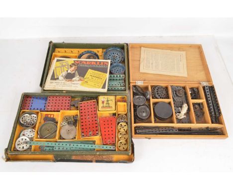 Marklin  'Meccano style' Construction Sets and HW 'The Young Designer' Construction Set (3 sets),  Marklin Set 1 and Set 2A, 