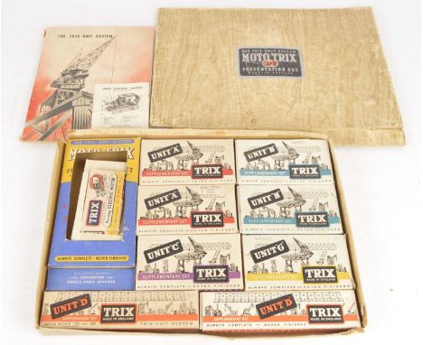Moto Trix 347 Presentation Construction set, all items boxed, in original Presentation box, includes Electric Motor and Instr