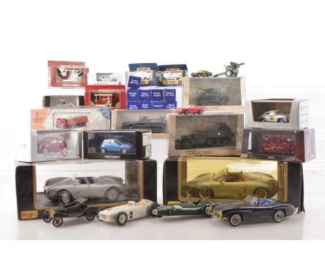 Modern Diecast Vehicles (Qty), vintage and modern, private and commercial vehicles in various scales, boxed examples, Maisto 