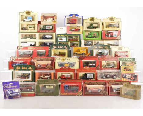 Modern Diecast Vintage Vehicles and Plastic Constructed Kit Racing Cars by Merit (65+), all boxed/cased, vintage commercial v