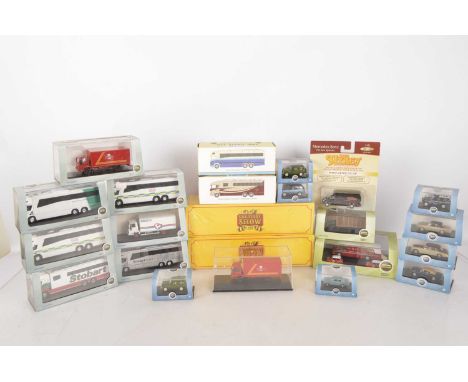 1:76 Scale Vintage and Modern Private and Commercial Vehicles, (23), mainly cased with card sleeves or boxed, Oxford Diecast,