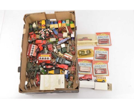 Modern Diecast Vintage Vehicles (70+), private, commercial and military models, in various scales, four packaged Typhoo Jubil