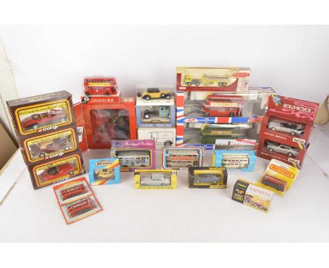 Modern Diecast Vintage and Modern Private and Commercial Vehicles (24), all boxed/packaged, in various scales, Corgi 50s Clas