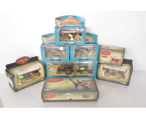 Corgi Vintage Glory of Steam and Dibnahs Choice Vintage Steam Models (8), all boxed, Vintage Glory of Steam, 80105 Fowler B6 