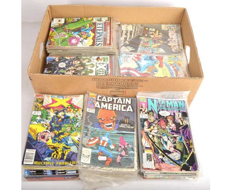 1990s Marvel Comics, (330) various characters, Captain America (86), Marvel Tales (14), New Mutants (8), Spectacular Spiderma
