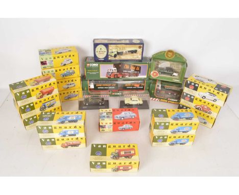 Modern Diecast Vintage and Modern Private and Commercial Vehicles (23), all boxed/cased, Vanguards by Lledo, commercial model