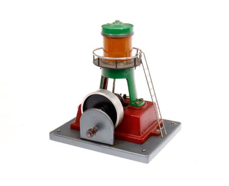 Modell-Motor, Magnetmaschine, elektr., mit Galerie und Leiter, L 19, Z 2 ”Model engine”