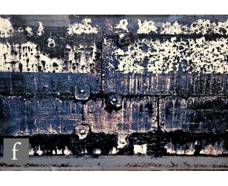 Gerd Winner (German, Born 1936) - Wall, screen print, framed, 67cm x 101cm, frame size 84cm x 118cm. NB - This lot may be sub