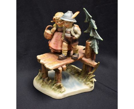A Goebel Hummel ceramic figure, On Our Way, special edition, seventh issue in Goebel's Century Collection, certificate, boxed