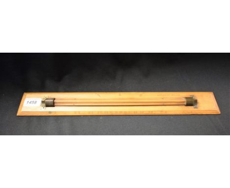A 19th century boxwood Captain Field's Improved patent rolling parallel rule, designed by Captain William Andrew Feild (1790/